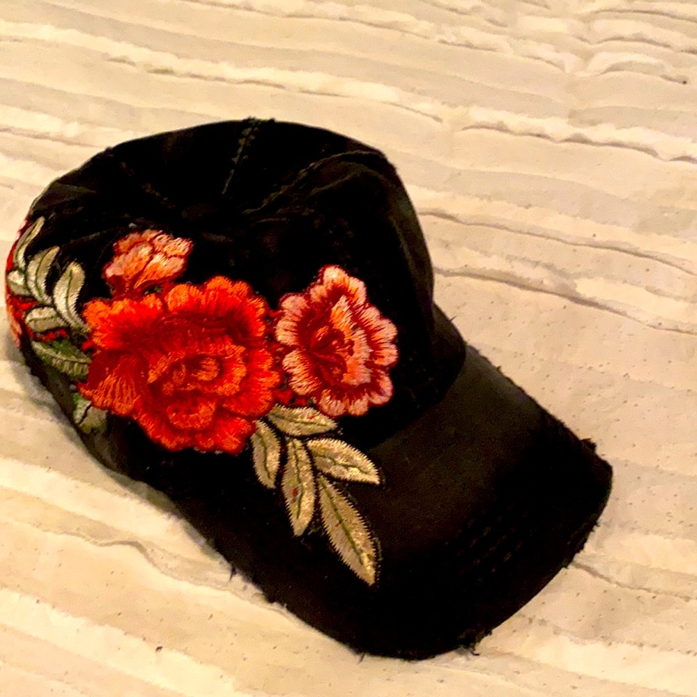Cute flower baseball hat